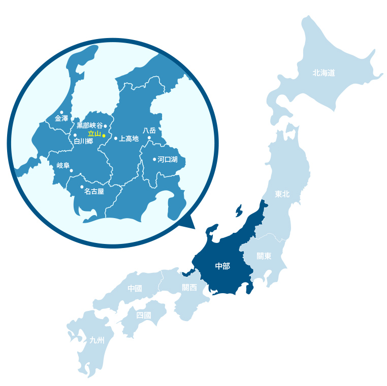 與日本阿爾卑斯山脈相連的立山黑部!